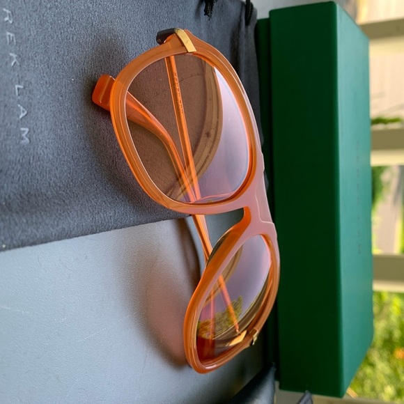 Derek Lam Mila Sunglasses in Ambre New In Box! - Picture 1 of 8